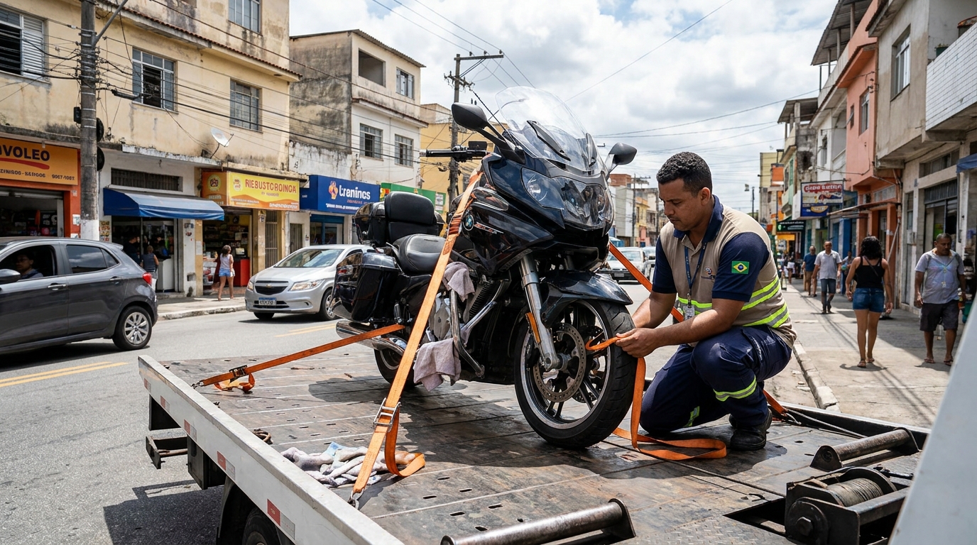 Guincho para Moto em Bauru‑SP