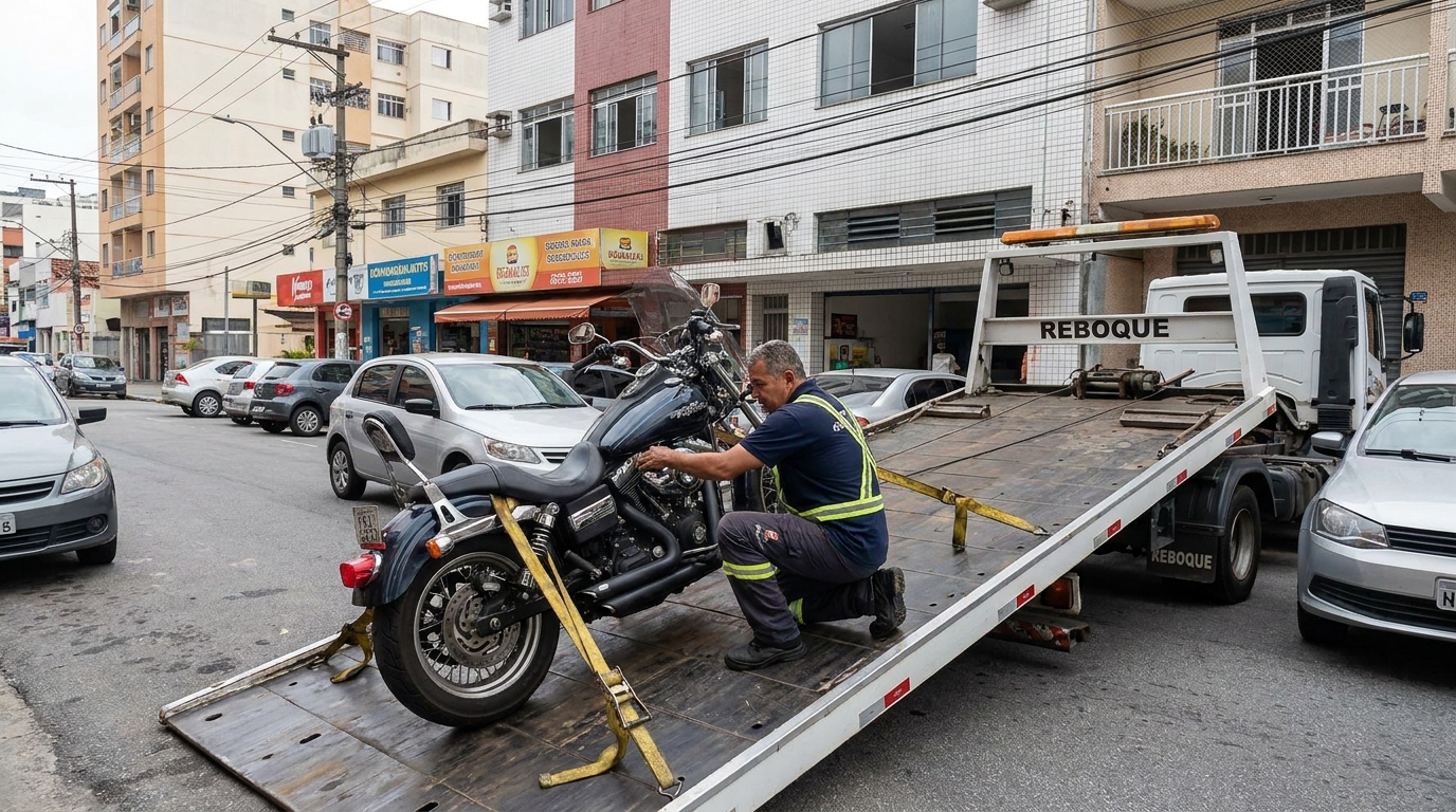 Guincho para Moto em Bauru‑SP